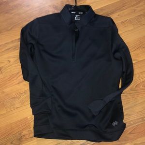 Nike Golf Long Sleeve Pullover Shirt in Black